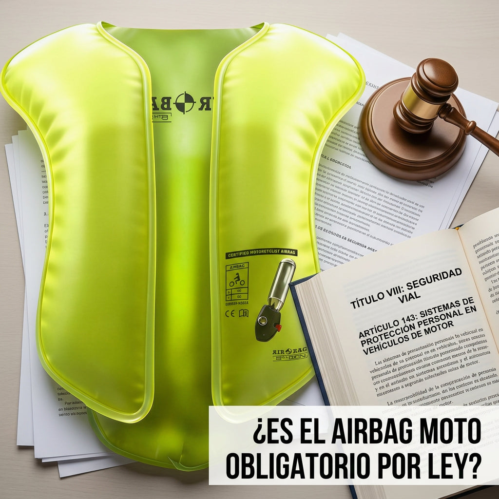 ¿Es obligatorio llevar airbag de moto? Normativa y futuro (2026)