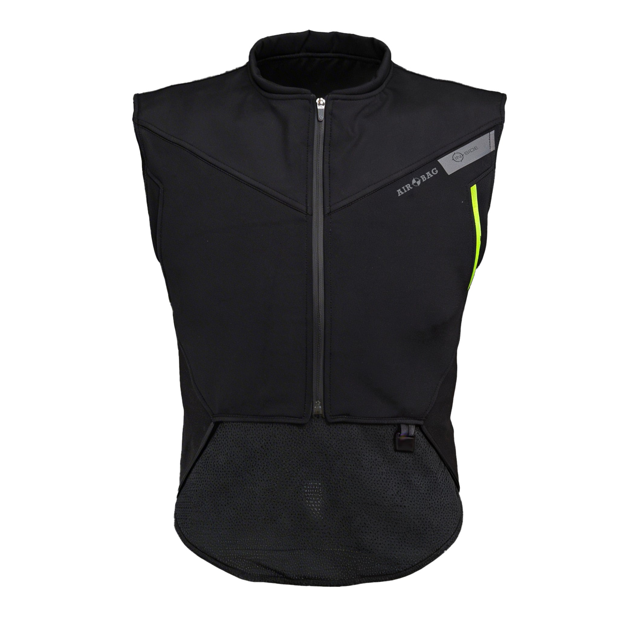 Vista frontal del módulo interior extraíble del sistema de airbag para la chaqueta de moto URBAN JACKET